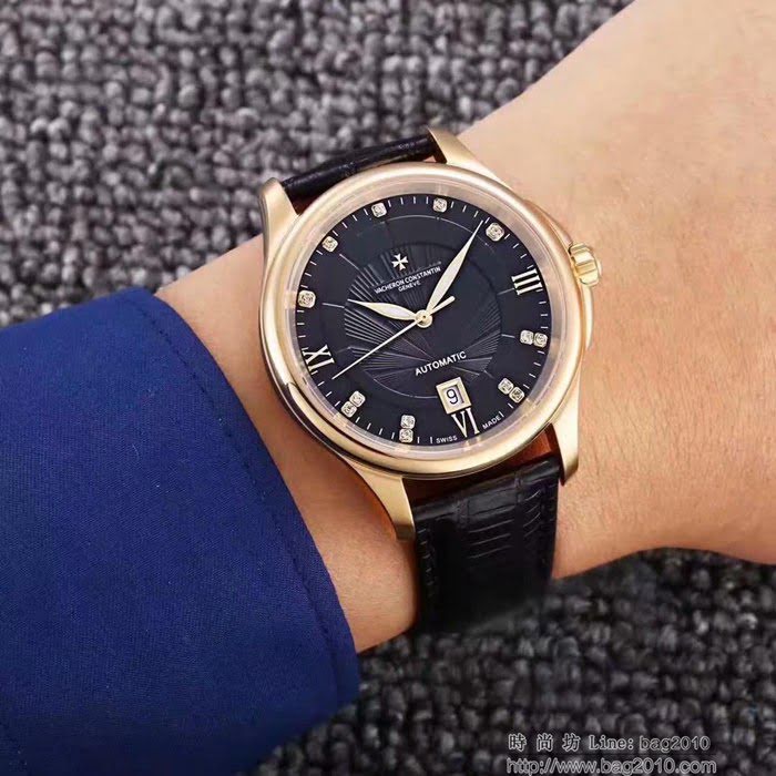 江詩丹頓 Vacheron Constantin 2019江詩丹頓經典款 瑞士2824機芯 防水深度50米 男士腕表  wssb4587